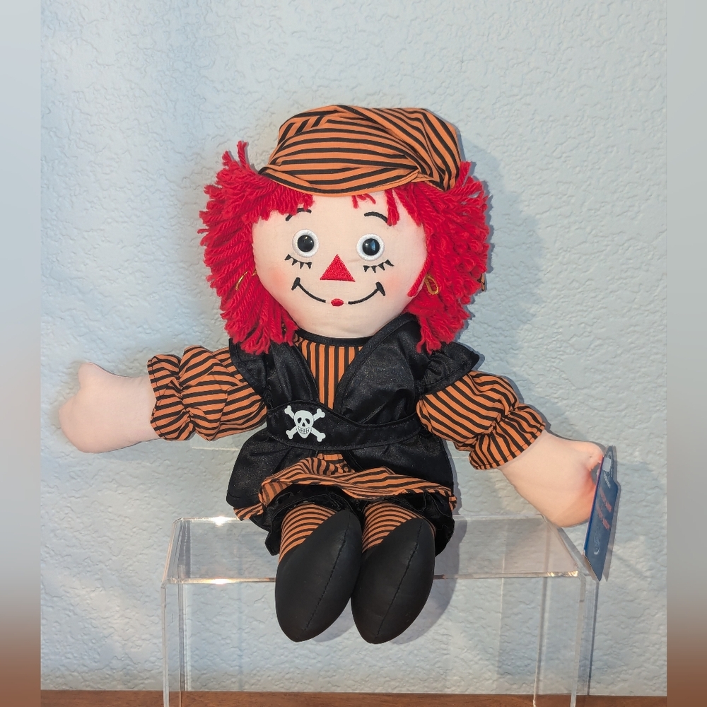 Raggedy Ann Pirate Stuffed Doll